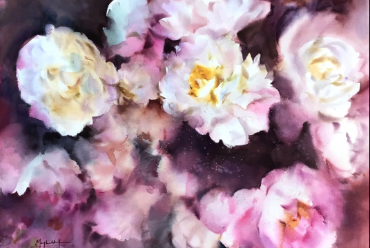 2 Tage Workshop in München: Lernt schöne Blumen zu malen