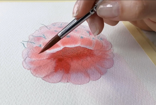 Botanical Watercolor: Juicy Raspberry