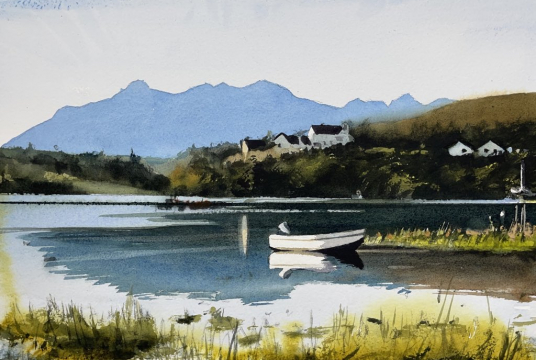 Isle of Skye - Step by Step Tutorial with Watercolors