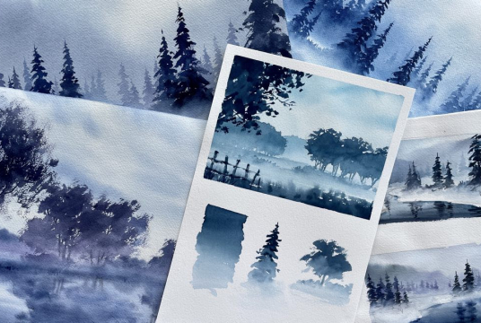 Misty Landscapes - 2-Weekend Intensive Live Course