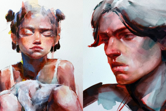3 Days Watercolor Workshop in Nuremberg: Portrait Course
