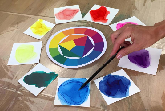 Alcohol Ink For Beginners: Abstract Painting for Interior 