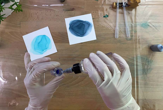 Alcohol Ink For Beginners: Abstract Painting for Interior 