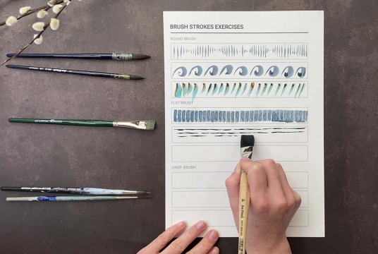 Level Up! Intensive Watercolor Online Course