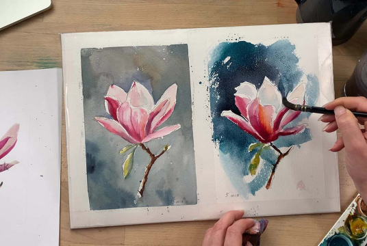 Level Up! Intensive Watercolor Online Course
