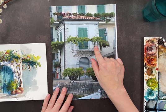 Level Up! Intensive Watercolor Online Course