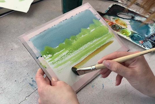 Level Up! Intensive Watercolor Online Course