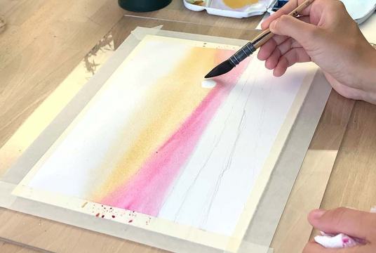 Seashore: Free Watercolor Course For Beginners