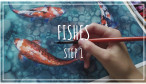 Painting fishes. Step 1