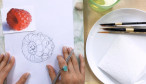pencil and mask application